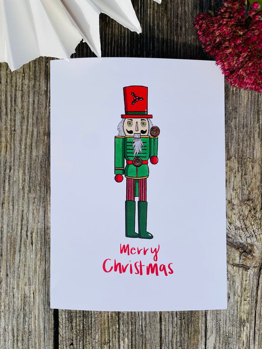 Nutcracker Christmas Card