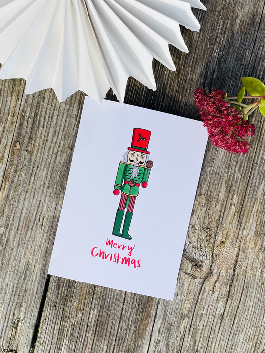 Nutcracker Christmas Card