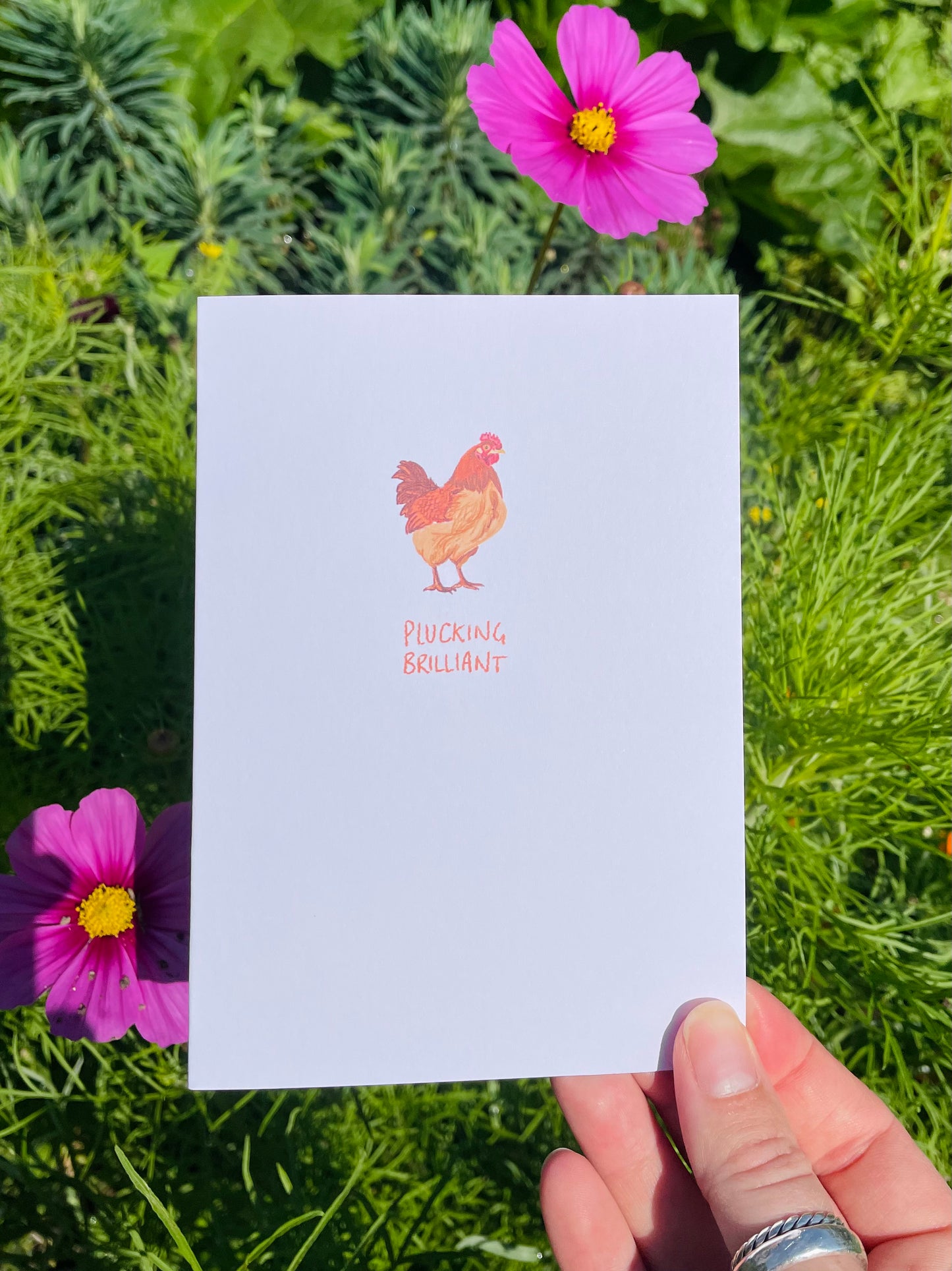 Plucking Brilliant Card